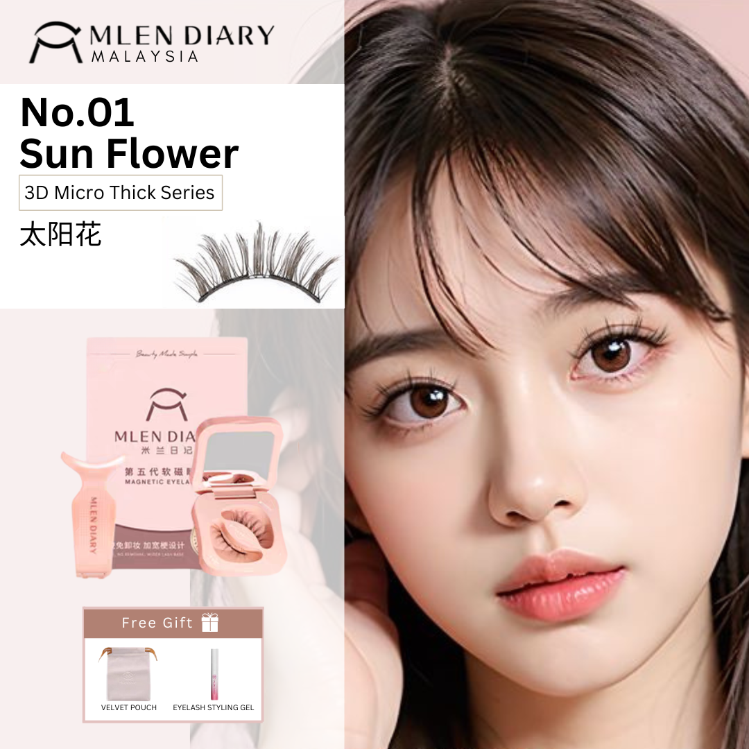 Sun Flower MLEN DIARY Soft Magnetic Eyelashes 太阳花– MLEN