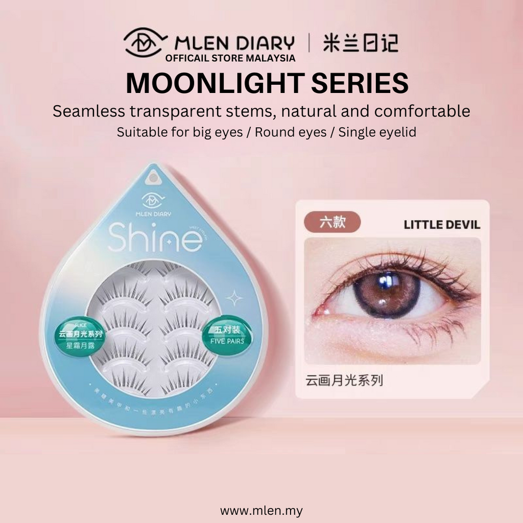 MLEN DIARY False Eyelashes Moonlight Series (6 pairs)– MLEN DIARY MALAYSIA